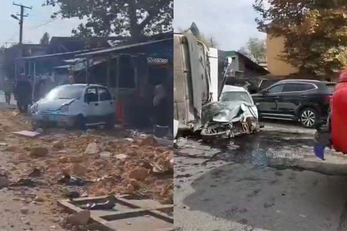 Андижонда Howo юк машинаси 7 та автомобильга урилди: 3 киши ҳалок бўлди