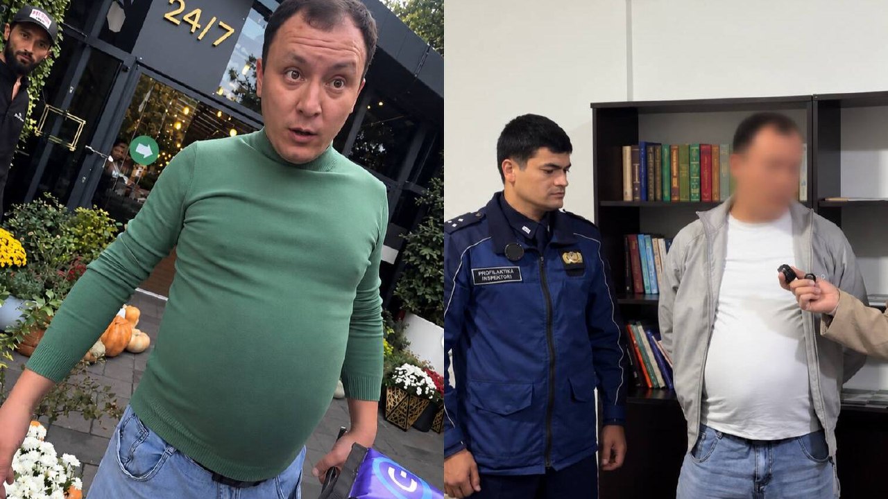 Тошкентда 17 ёшли курьерни ҳақоратлаган ресторан ҳайдовчиси 5 суткага қамалди